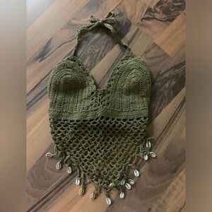 Crochet halter top